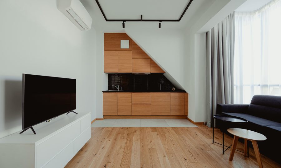 Apartament 05 salon i aneks kuchenny